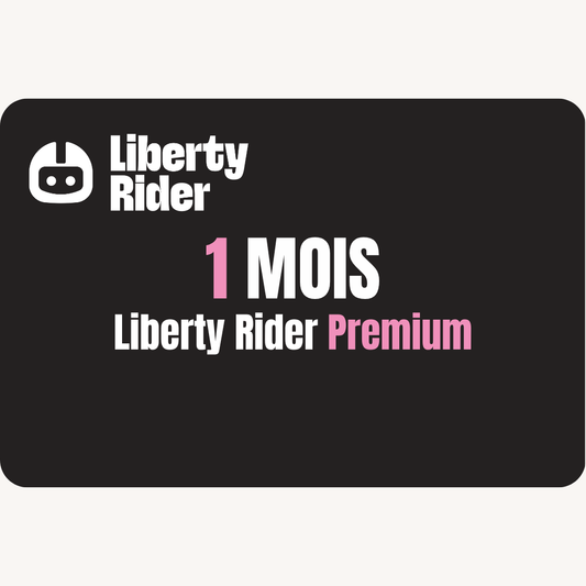 Carte-cadeau 1 MOIS - Liberty Rider Premium