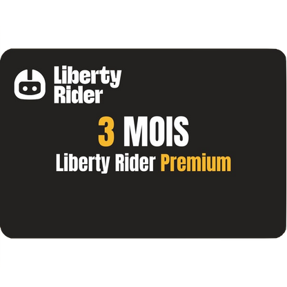 Carte-cadeau digitale 3 MOIS - Liberty Rider Premium
