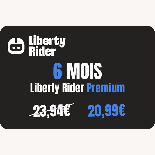 Carte-cadeau 6 MOIS - Liberty Rider Premium