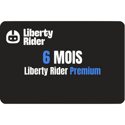 Carte-cadeau digitale 6 MOIS - Liberty Rider Premium