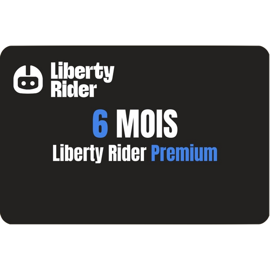 Carte-cadeau 6 MOIS - Liberty Rider Premium