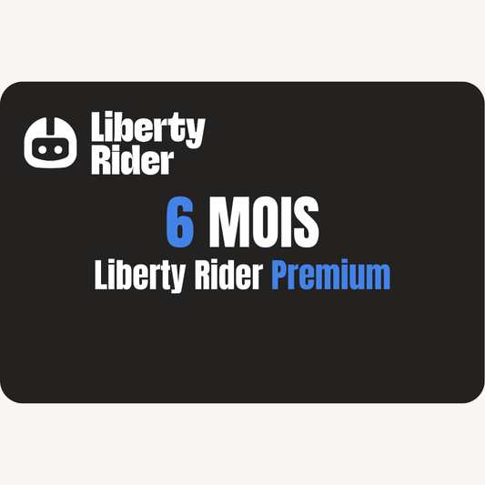 Carte-cadeau 6 MOIS - Liberty Rider Premium